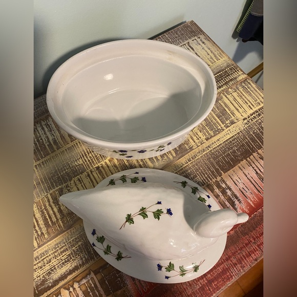 VINTAGE Cordon Bleu BIA Oval Duck Tureen Covered Casserole "Margot" EUC - Picture 5 of 6